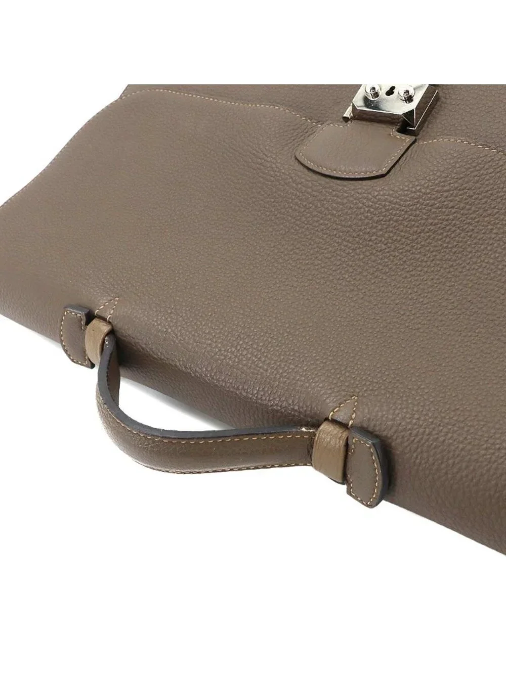 Hermes Sac a Depeche 38 Briefcase Business Togo Taupe
